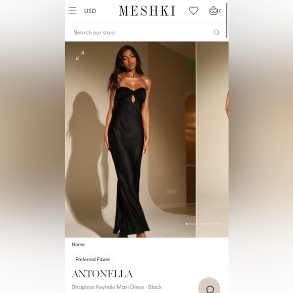 Never worn, XS, Meshki, bought for a wedding but ended up not wearing - Picture 1 of 9